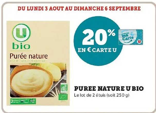 PUREE NATURE U BIO