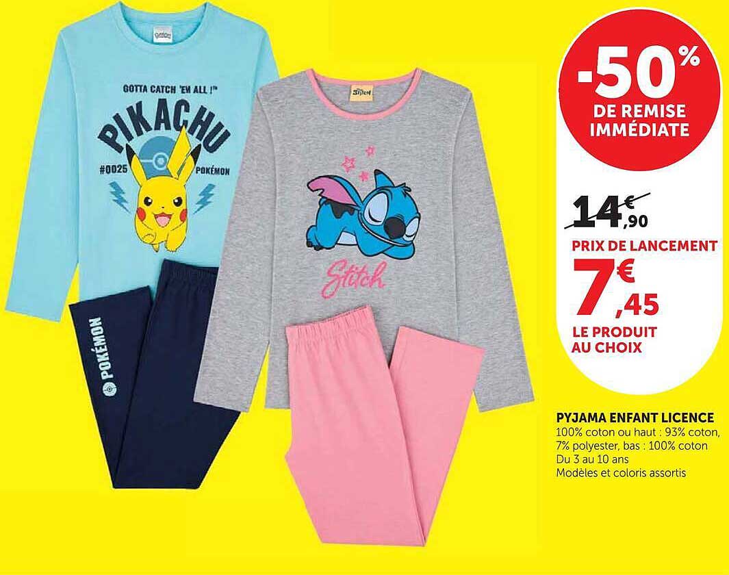 PYJAMA ENFANT LICENCE