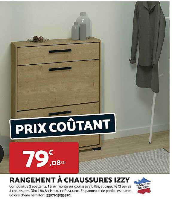RANGEMENT À CHAUSSURES IZZY