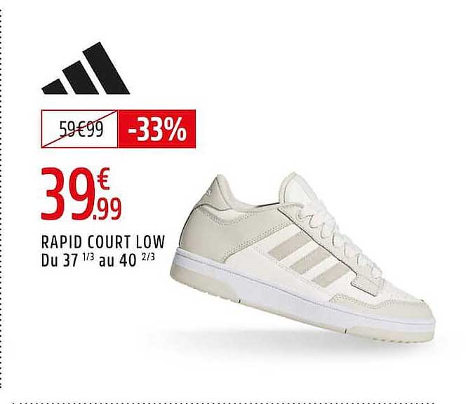 RAPID COURT LOW Du 37 1/3 au 40 2/3