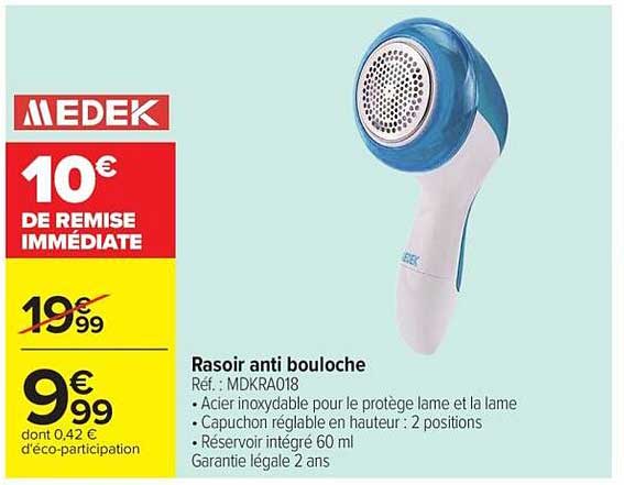 Rasoir anti bouloche