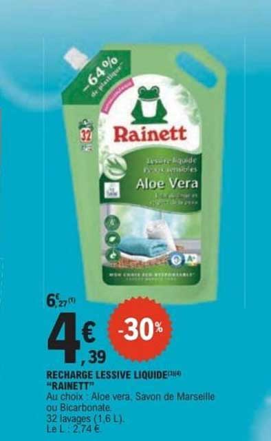 RECHARGE LESSIVE LIQUIDE «RAINETT»