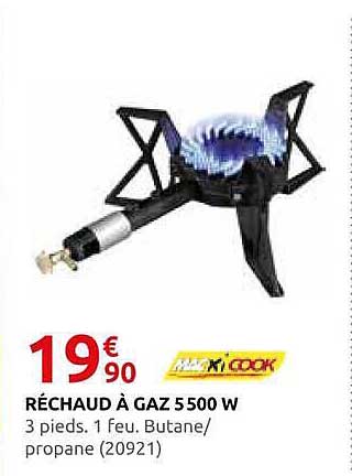 RÉCHAUD À GAZ 5500 W