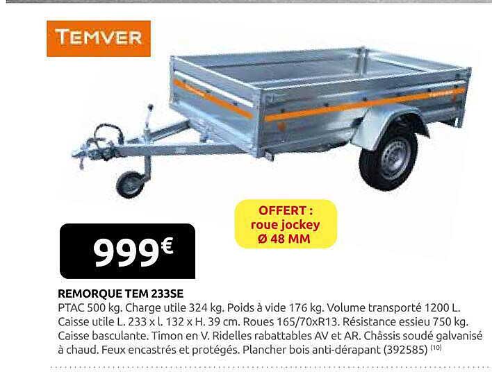 REMORQUE TEM 233SE