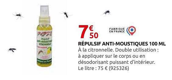 RÉPULSIF ANTI-MOUSTIQUES 100 ML