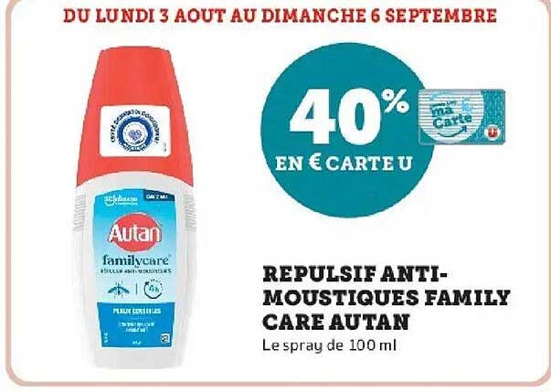 REPULSIF ANTI-MOUSTIQUES FAMILY CARE AUTAN