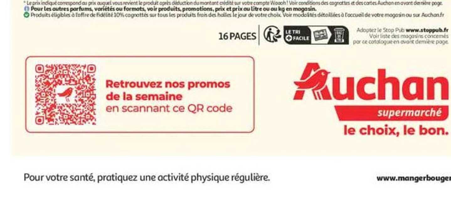 Retrouvez nos promos de la semaine en scannant ce QR code