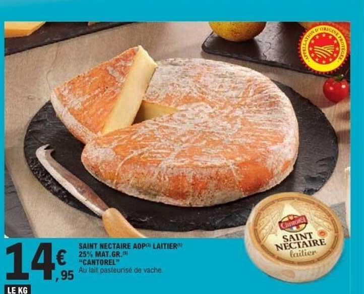 SAINT NECTAIRE AOP « LAITIER » 25% MAT. GR. "CANTOREL"