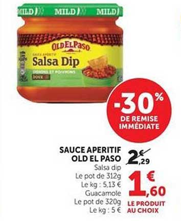 SAUCE APERITIF OLD EL PASO