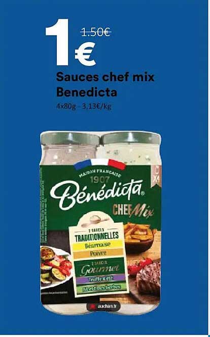 Sauces chef mix Benedicita