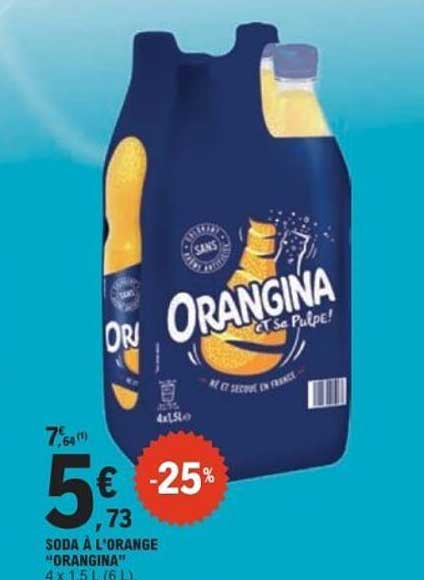 SODA À L’ORANGE “ORANGINA”