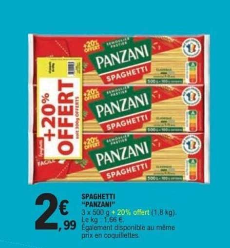 SPAGHETTI "PANZANI"
