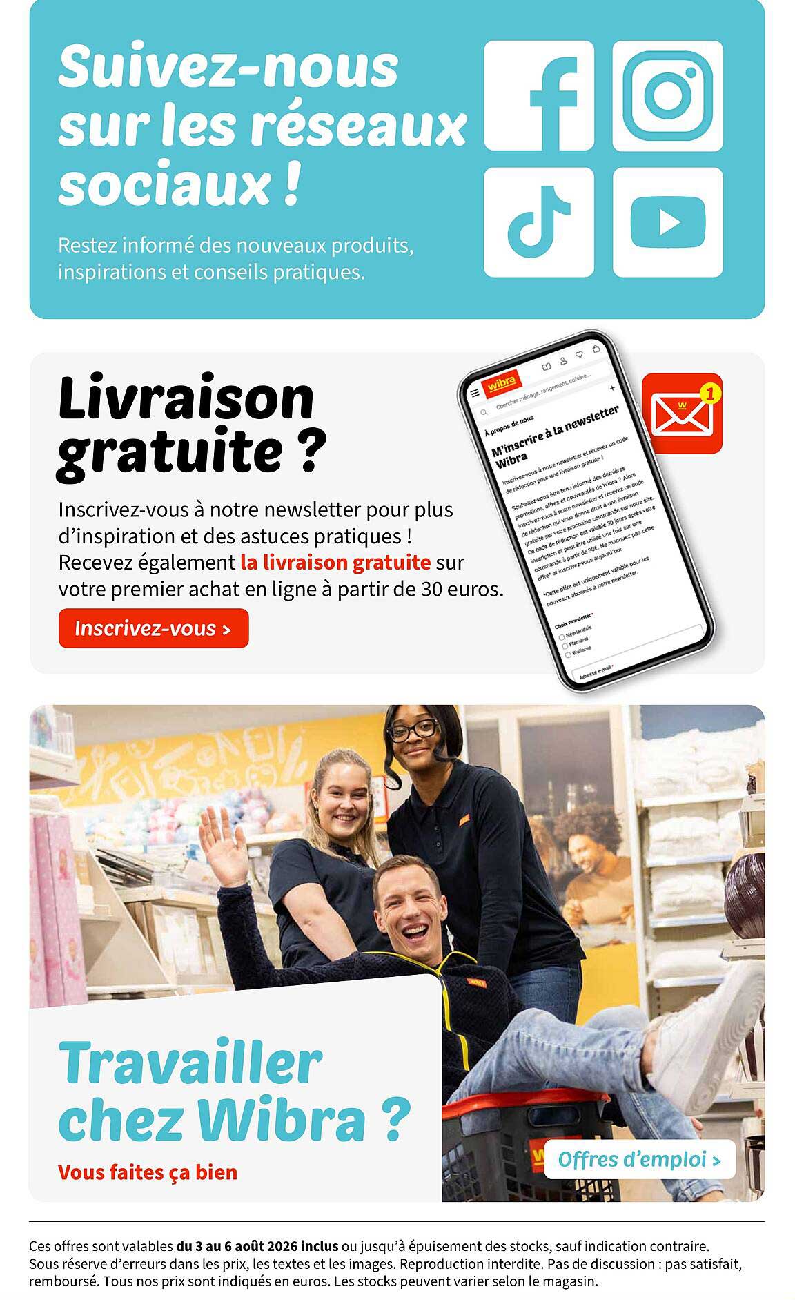 Suivez-nous sur les réseaux sociaux !