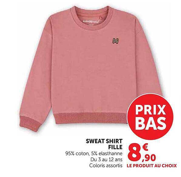 SWEAT SHIRT FILLE