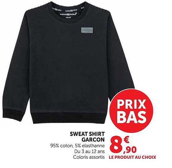 SWEAT SHIRT GARCON