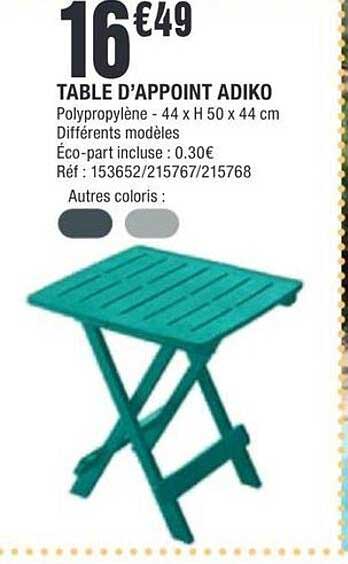 TABLE D’APPOINT ADIKO