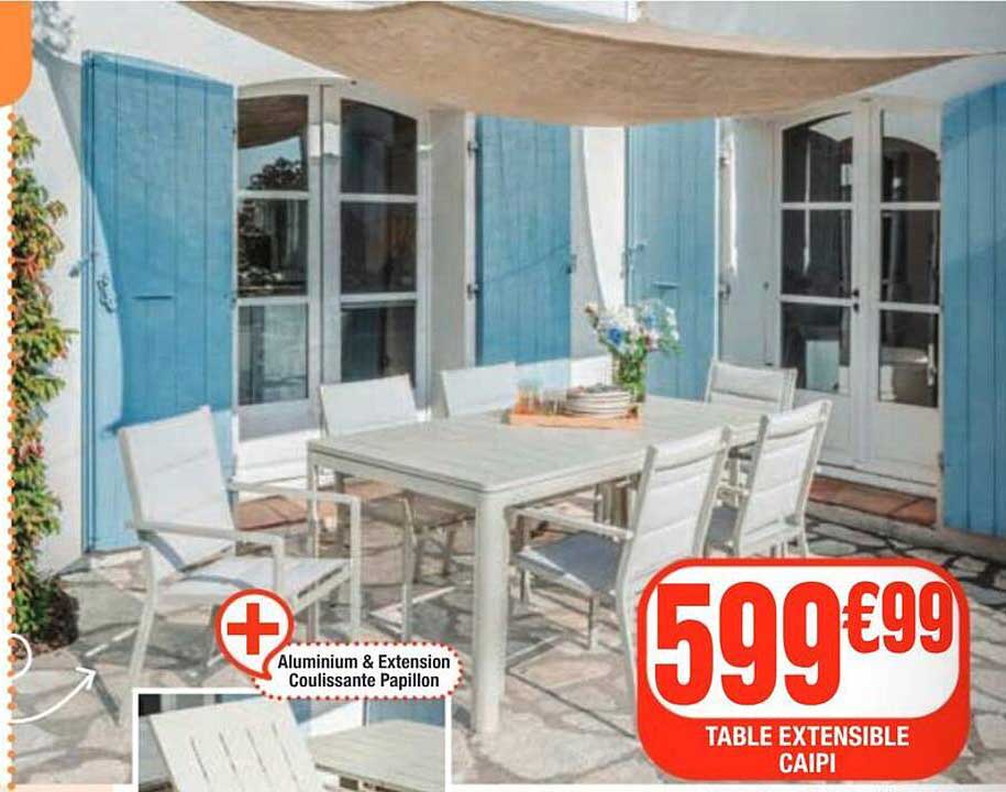 TABLE EXTENSIBLE CAIPI