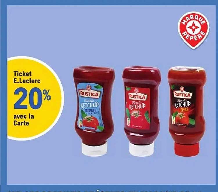 Ticket E.Leclerc 20% avec la Carte
