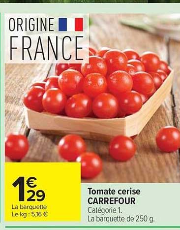 Tomate cerise CARREFOUR