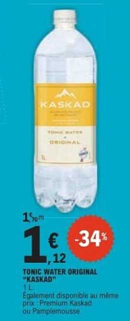 TONIC WATER ORIGINAL "KASKAD" 1 l