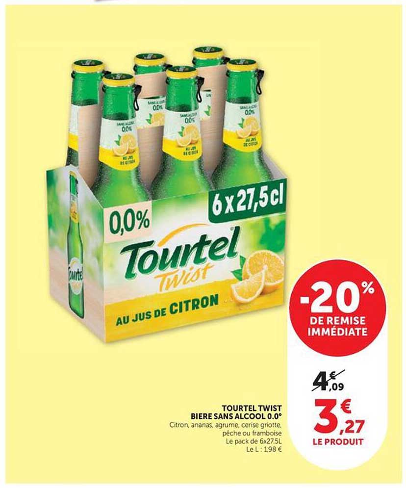 TOURTEL TWIST BIÈRE SANS ALCOOL 0,0°