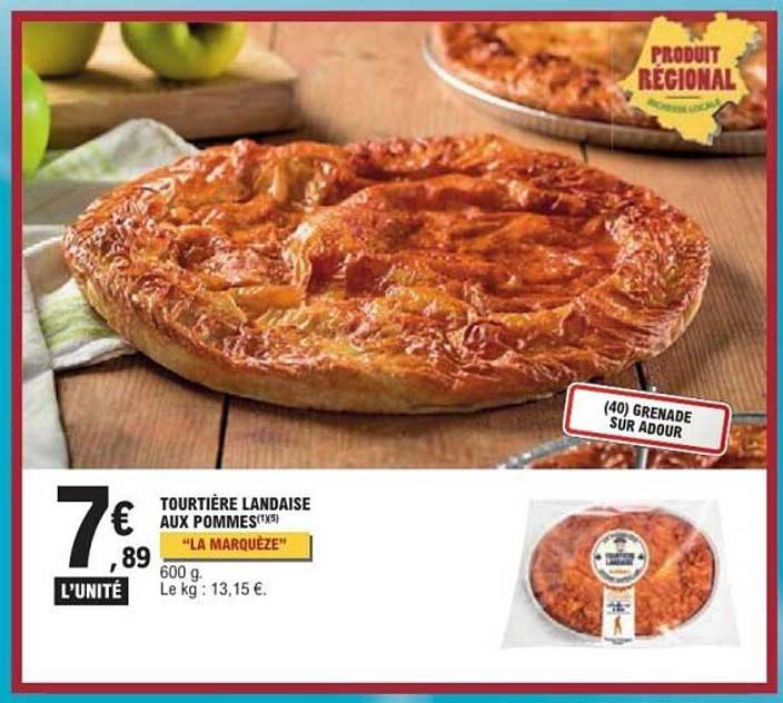 TOURTIÈRE LANDAISE AUX POMMES "LA MARQUÈZE"