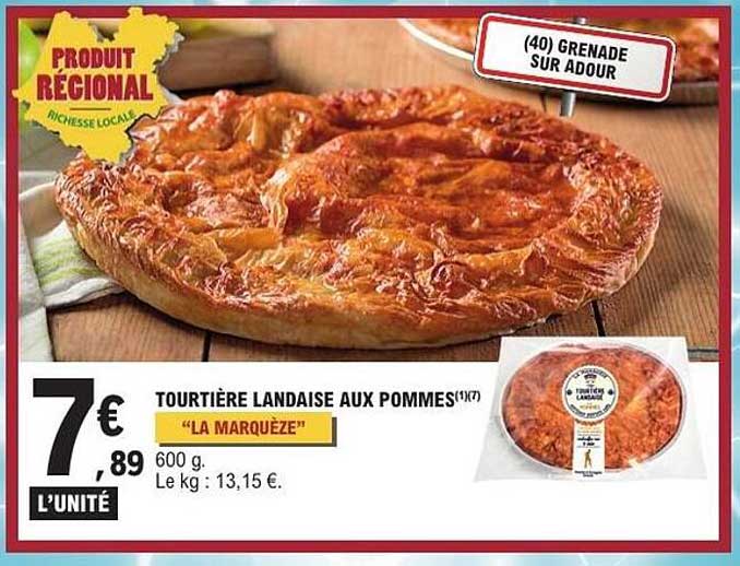 TOURTIÈRE LANDAISE AUX POMMES "LA MARQUEZE"