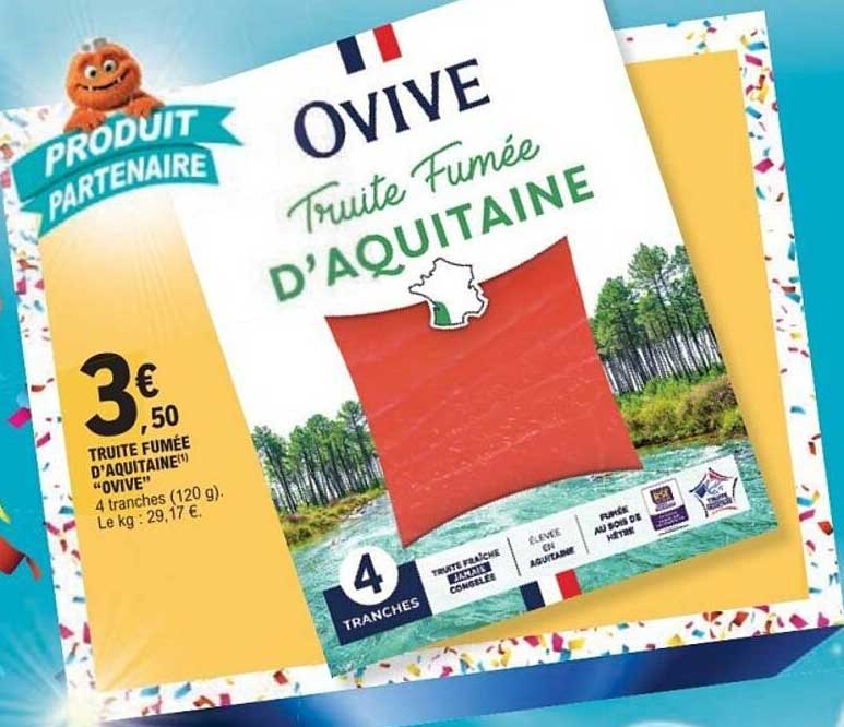 TRUITE FUMÉE D'AQUITAINE "OVIVE"