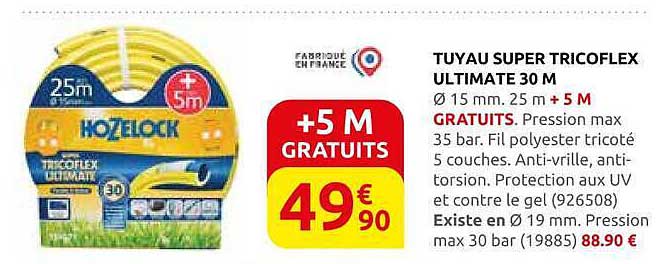 TUYAU SUPER TRICOFLEX ULTIMATE 30 M