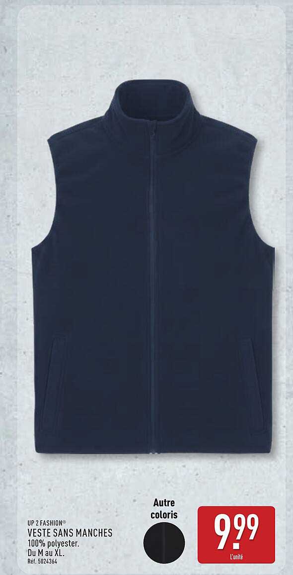 VESTE SANS MANCHES