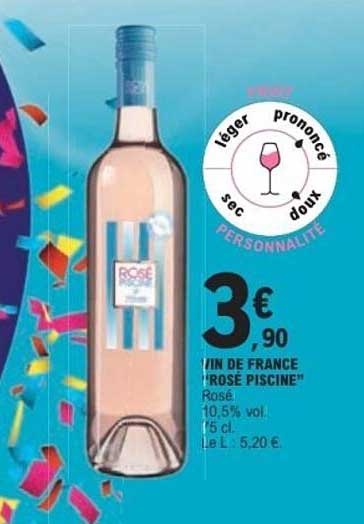 VIN DE FRANCE "ROSE PISCINE"