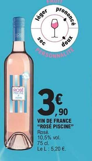 VIN DE FRANCE “ROSÉ PISCINE”