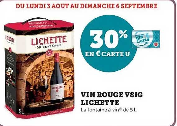 VIN ROUGE VSIG LICHETTE