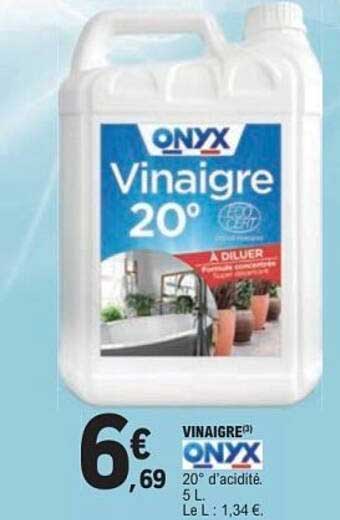 Vinaigre ONYX 20°