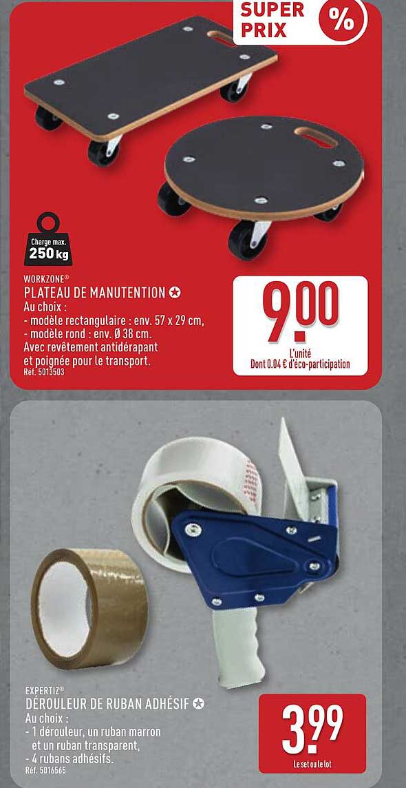 WORKZONE® PLATEAU DE MANUTENTION