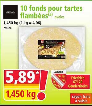 10 fonds pour tartes flambées