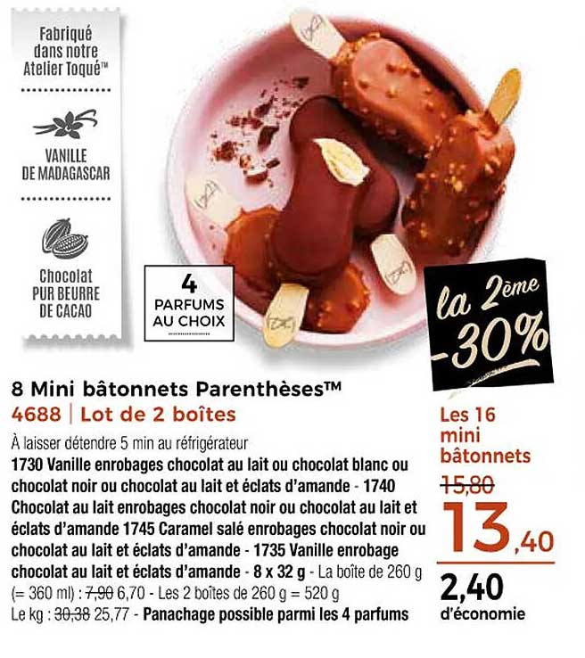 8 Mini bâtonnets Parenthèses™
