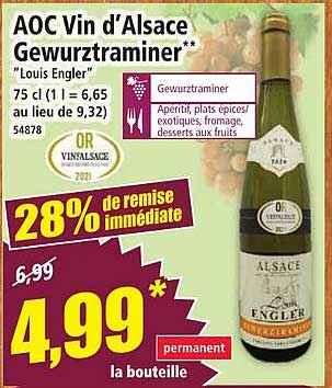 AOC Vin d’Alsace Gewurztraminer** "Louis Engler"