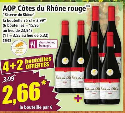 AOP Côtes du Rhône rouge** "Réserve du Rhône"