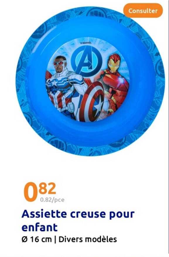 Assiette creuse pour enfant