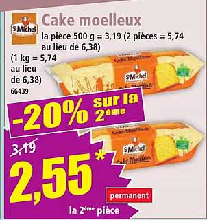 Cake moelleux