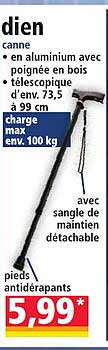 Canne télescopique en aluminium