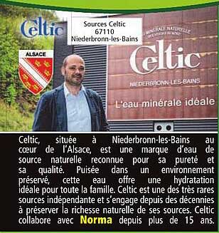 Celtic - L'eau minérale idéale