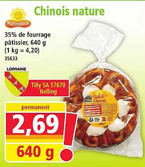 Chinois nature