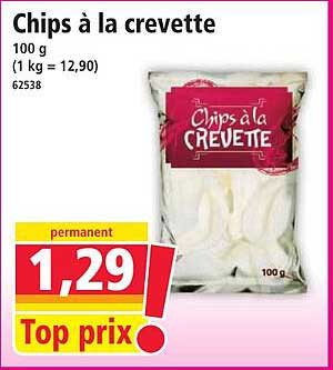 Chips à la crevette