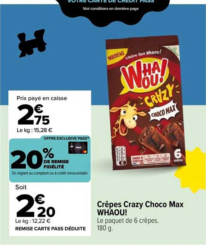 Crêpes Crazy Choco Max WHAOU!