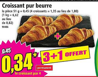 Croissant pur beurre