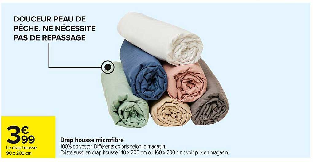 Drap housse microfibre