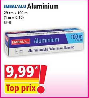EMBAL'ALU Aluminium