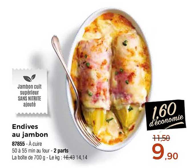 Endives au jambon